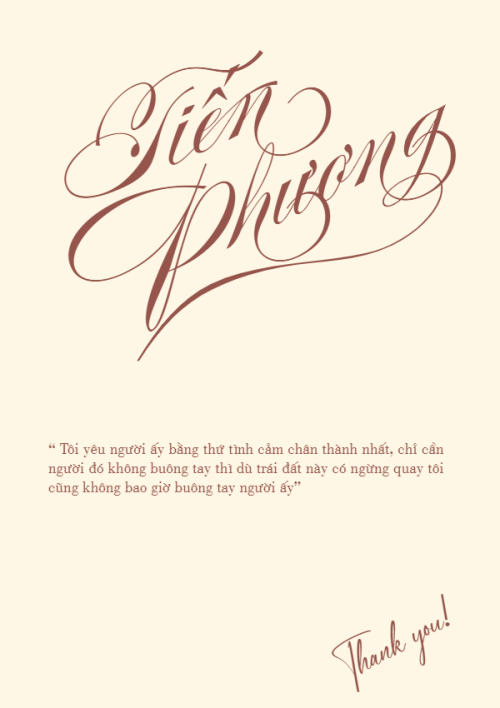 Mẫu thiết kế Ruột thiệp cưới Tulip, hiện đại, sang trọng, modern, đơn giản 1767613630