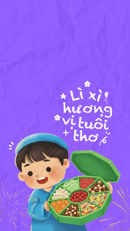 Mẫu thiết kế Hình nền điện thoại Lì xì hương vị tuổi thơ 1767954706