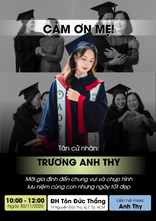 Mẫu thiết kế Thư mời Cảm ơn mẹ 1769662569