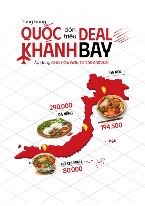 Mẫu thiết kế Poster chuẩn 2/9, Quốc Khánh, lễ hội, Việt Nam, đồ ăn, food, thực phẩm, ẩm thực, món ăn, F&B, thức ăn, hiện đại, modern	 1768480833