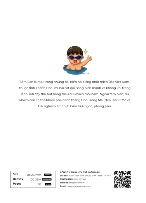 Mẫu thiết kế Sổ tay Sầm Sơn, Thanh Hóa, Việt Nam, địa danh, truyền thống, traditional, đơn giản, du lịch, travel 1768135104