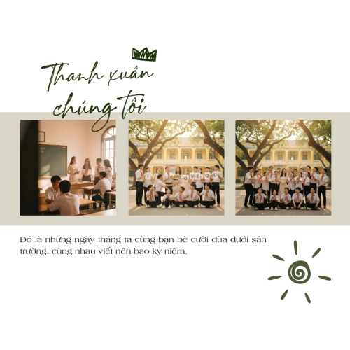 Mẫu thiết kế Photobook vuông Lưu giữ mùa thanh xuân 1768031596