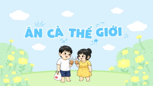 Mẫu thiết kế Hình nền máy tính Mình cùng ăn cả thế giới 1769680752