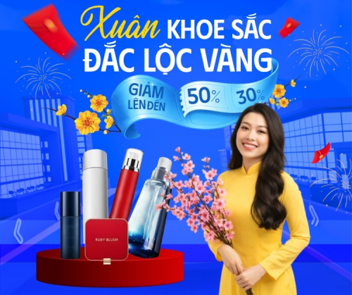 Mẫu thiết kế Bài post MXH ngang Xuân khoe sắc đắc lộc vàng 1768404641