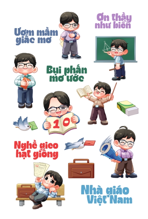 Mẫu thiết kế Nhãn Sticker - Sticker Sheets Ươm mầm giấc mơ 1769662566