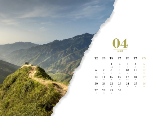 Mẫu thiết kế Lịch để bàn Xin chào 2026 1768321591