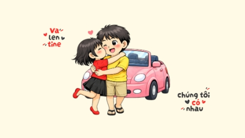 Mẫu thiết kế Hình nền máy tính Valentine chúng tôi có nhau 1769680752