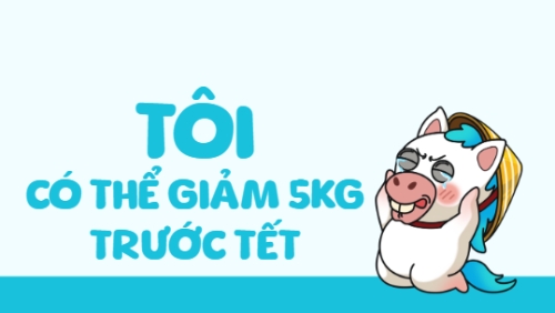 Mẫu thiết kế Hình nền máy tính Tôi có thể giảm 5kg trước Tết 1768384853