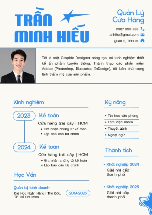 Mẫu thiết kế Hồ sơ xin việc Kế toán, F&B, accountant, văn phòng, business, office, đơn giản, simple, minimalist, tối giản 1769668748