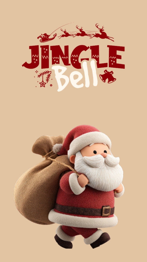 Mẫu thiết kế Hình nền điện thoại Jingle bell 1769680335