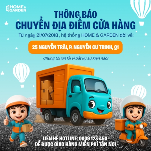 Mẫu thiết kế Bài post MXH vuông Thông báo chuyển địa điểm 1769668875