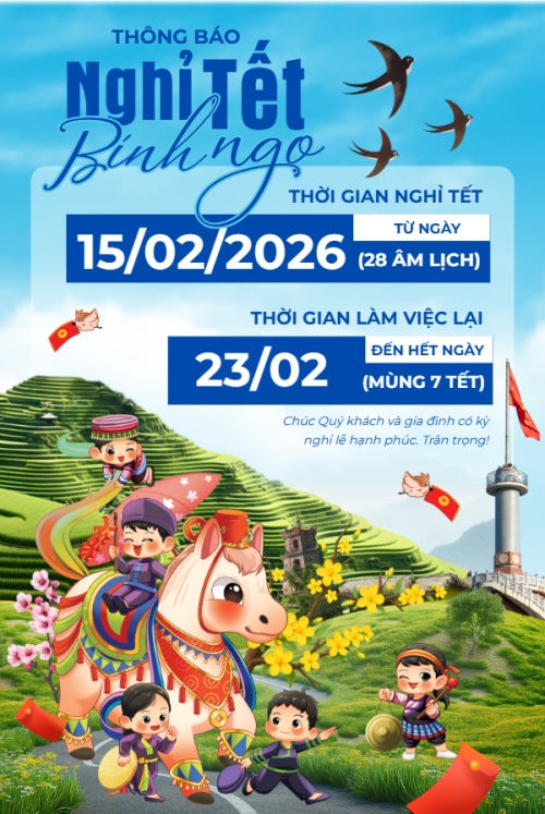 Mẫu thiết kế Bài post MXH dọc Thông báo nghỉ tết Nguyên Đán 1768317225