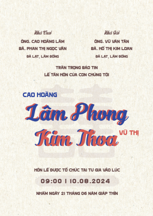 Mẫu thiết kế Ruột thiệp cưới Đám Cưới Tụi Mình, dễ thương, cute, chibi, hoạt hình, cartoon 1770433337