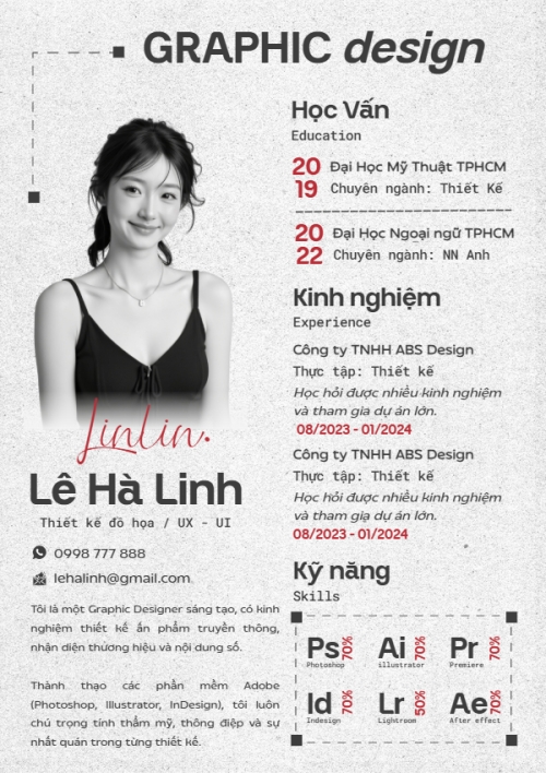 Mẫu thiết kế Hồ sơ xin việc Thiết kế, designer, mỹ thuật, tài chính, truyền thông, finance, văn phòng, office, đơn giản, simple 1770453448