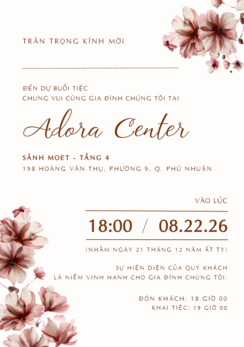 Mẫu thiết kế Ruột thiệp cưới Thiệp cưới hoa màu nước 1770427278