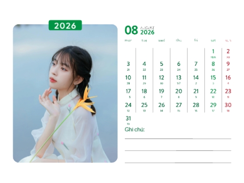 Mẫu thiết kế Lịch để bàn Xuân Bính Ngọ 2026 1770459451