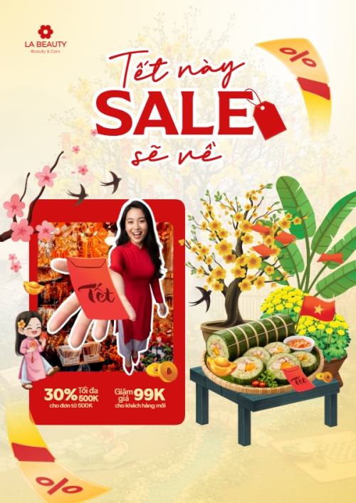 Mẫu thiết kế Poster chuẩn Tết này sale sẽ về 1770453286