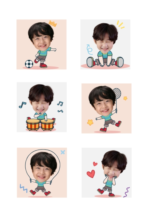 Mẫu thiết kế Nhãn Sticker - Sticker Sheets Em bé đi học 1770453117