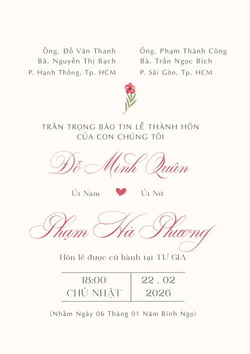 Mẫu thiết kế Ruột thiệp cưới Thiệp cưới hoa nhí 2 1770427278