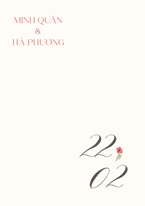 Mẫu thiết kế Ruột thiệp cưới Thiệp cưới hoa nhí 2 1770432775