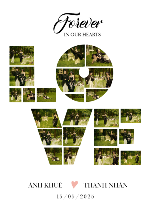 Mẫu thiết kế Khung ảnh (dọc) Wedding, đám cưới, kỉ niệm, love, đơn giản, hiện đại 1770432921