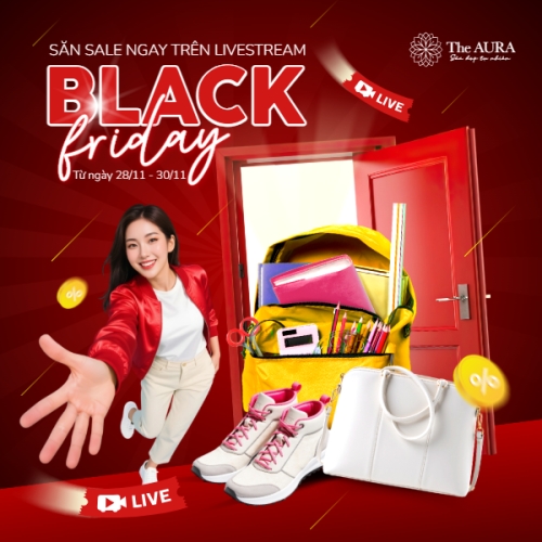 Mẫu thiết kế Bài post MXH vuông Black friday giảm giá 1770453235