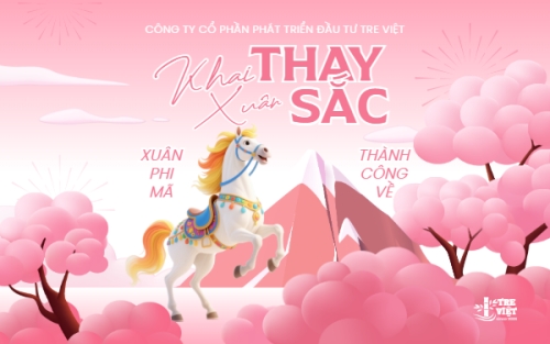 Mẫu thiết kế Banner - Băng rôn Khai Xuân thay sắc 1770453190