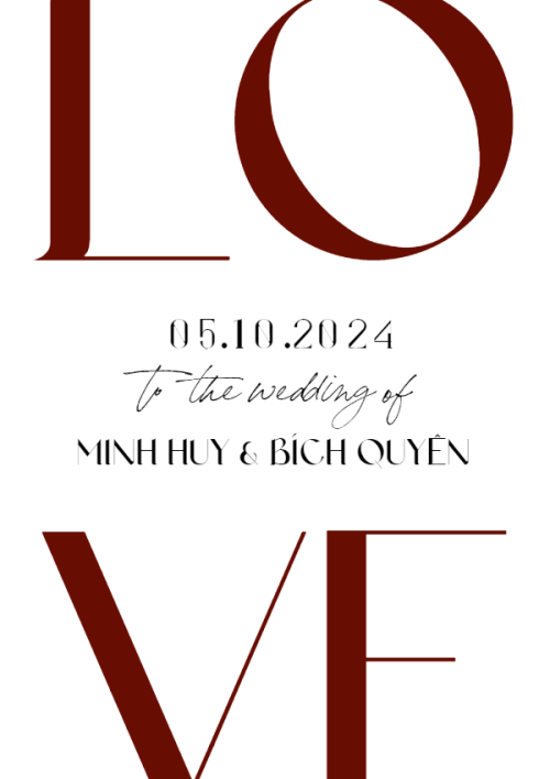 Mẫu thiết kế Ruột thiệp cưới Cung hỷ, hiện đại, sang trọng, morden 1770427335