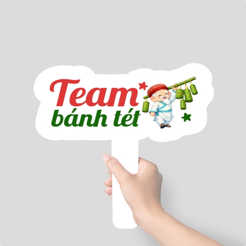 Mẫu thiết kế Hashtag cầm tay Team bánh tét 1770453187