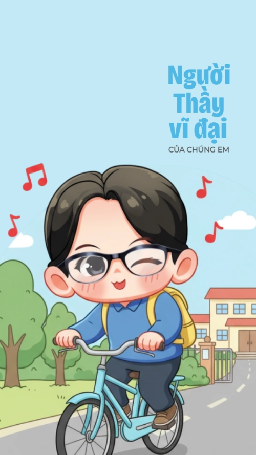 Mẫu thiết kế Hình nền điện thoại Người thầy vĩ đại của chúng em 1770453191