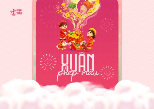 Mẫu thiết kế Thiệp chúc mừng Xuân phép màu 2026 1770446985