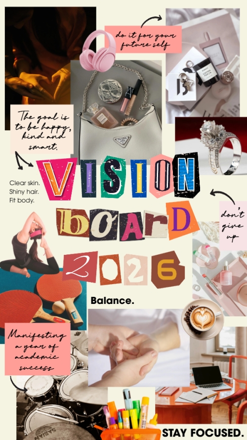 Mẫu thiết kế Hình nền điện thoại Vision board 2026 1770453190