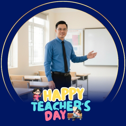 Mẫu thiết kế Ảnh đại diện - Avatar Happy Teacher's day 1770472090