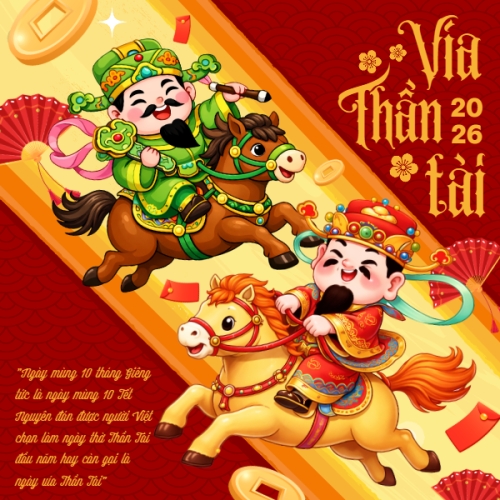 Mẫu thiết kế Bài post MXH vuông Vía thần tài 1772047077