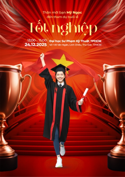 Mẫu thiết kế Thư mời Tốt nghiệp tiến lên 1770453436