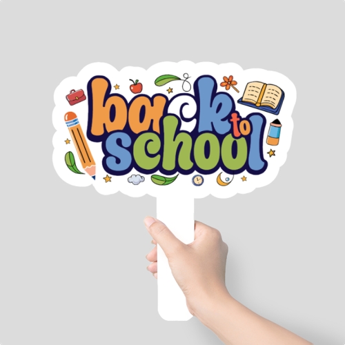 Mẫu thiết kế Hashtag cầm tay Tựu trường, đến trường, nhập học, back to school, giáo dục, education, school, trường học, hiện đại, modern 1772239067