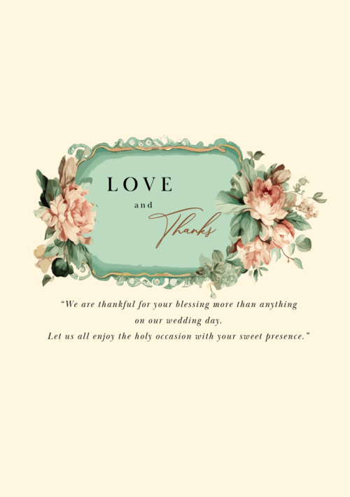 Mẫu thiết kế Ruột thiệp cưới   Vintage Flower, cổ điển, vintage, retro, classic 1772172797