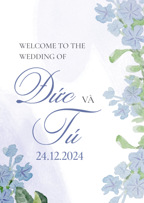 Mẫu thiết kế Khung ảnh (dọc) Hoa màu nước, hoa lá, thiên nhiên, floral, màu nước, watercolor 1770450592