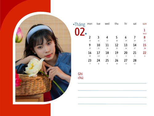 Mẫu thiết kế Lịch để bàn Dáng Việt ngày xuân 1770453123