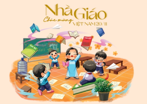 Mẫu thiết kế Thiệp chúc mừng Chúc mừng ngày nhà giáo 1770453267