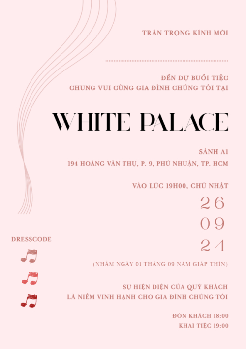 Mẫu thiết kế Ruột thiệp cưới Musical love, hiện đại, sang trọng, morden 1770427335