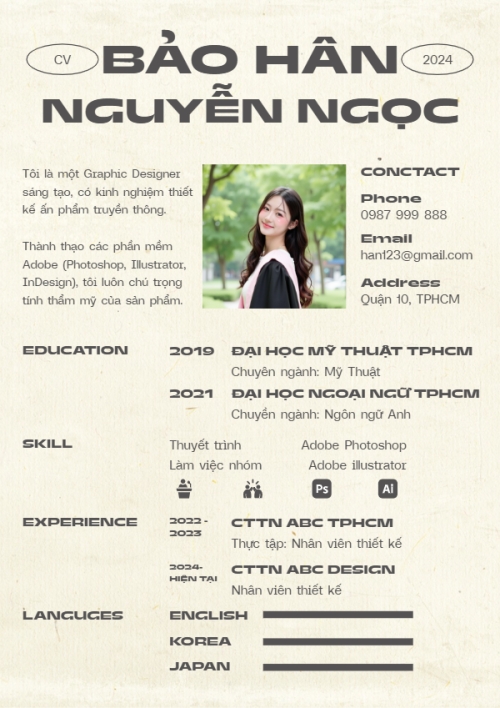 Mẫu thiết kế Hồ sơ xin việc Thiết kế, designer, mỹ thuật, tài chính, truyền thông, finance, văn phòng, office, đơn giản, simple 1770453448