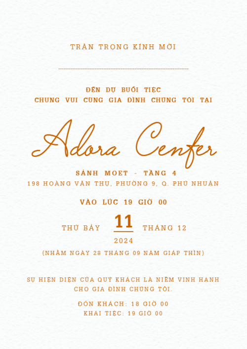 Mẫu thiết kế Ruột thiệp cưới Chiều hoàng hôn, đơn giản, thiên nhiên, floral, màu nước, watercolor 1772172844