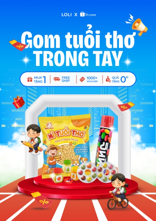 Mẫu thiết kế Poster chuẩn Gom tuổi thơ trong tay 1770453123