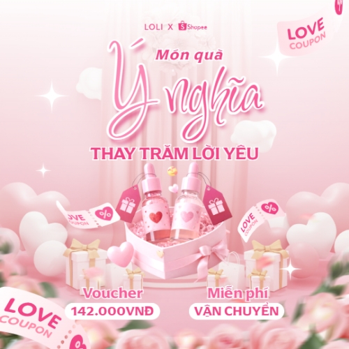 Mẫu thiết kế Bài post MXH vuông Món quà ý nghĩa thay trăm lời yêu 1770460425