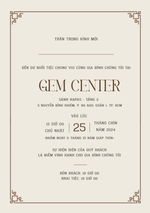 Mẫu thiết kế Ruột thiệp cưới Nét Duyên, truyền thống, traditional, dân gian, chibi, dễ thương 1770433317