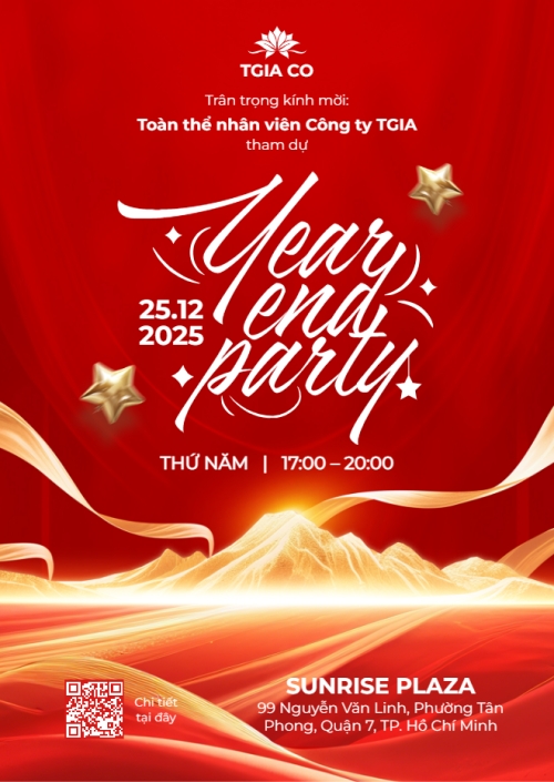 Mẫu thiết kế Thư mời Year end party 1770453172