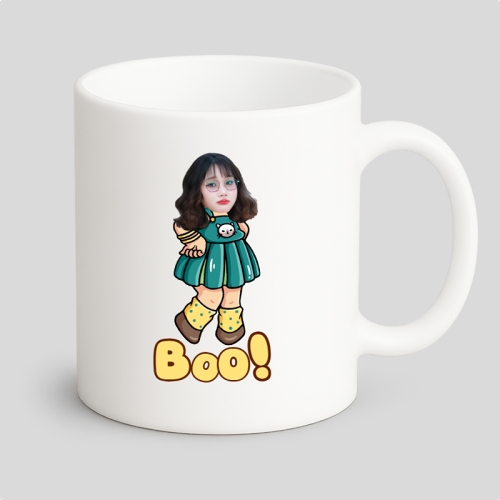 Mẫu thiết kế Ly sứ (cốc) Cô gái, girl, cá nhân, nhân vật, personal style, signature, dễ thương, cute, chibi, hoạt hình, cartoon 1770459721