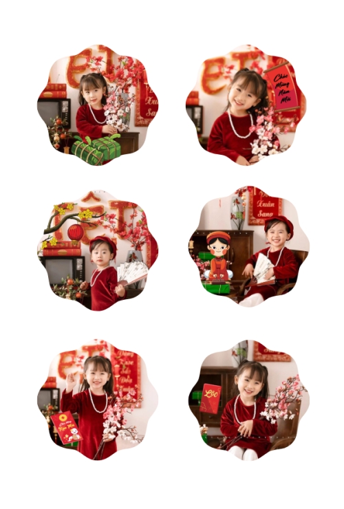 Mẫu thiết kế Nhãn Sticker - Sticker Sheets Em bé mùa xuân 1770464770