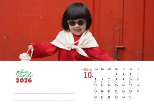 Mẫu thiết kế Lịch để bàn Tết, Xuân, Bính Ngọ, năm 2026, 2026, hiện đại, sang trọng, modern 1770453407
